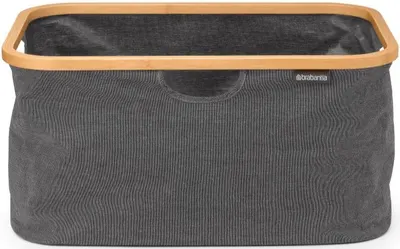 Coș de rufe pliabil Brabantia - Linn, Pepper Black, 40 l