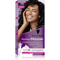 Schwarzkopf Perfect Mousse Culoare permanenta pentru par culoare 200 Black 1 buc