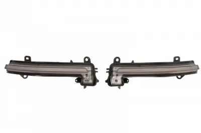 Semnalizator lateral oglinda stanga dreapta LED, negru versiune, dinamic, set BMW Seria 1 F20, F21, 2 F22, F23, F87, 3 F30, F31, F80, 4 F32, F33, F82, F83, X1 F48 dupa 2010