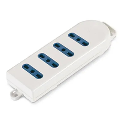 Priza multiplanWHITE 4x2P+E-16A-(P17/11)