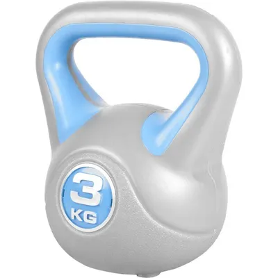 Kettebell Stylish umplut cu ciment 3 KG