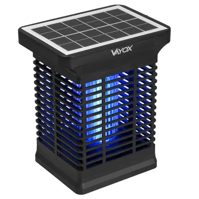 Lampă UV capcană pentru insecte VAYOX IKV-200 acumulator solară