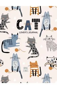 Cat Lover's Blank Journal: A Cute Journal of Cat Whiskers and Diary Notebook Pages (Cat Lovers, Kittens, Daydreamers)
