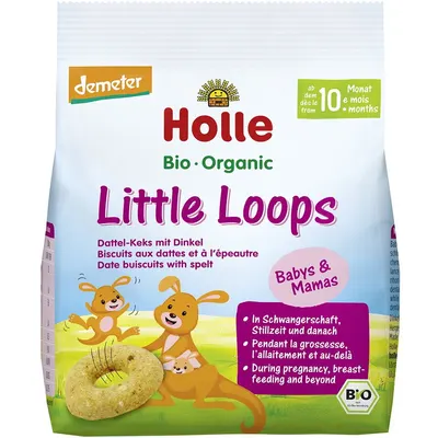 Gustare din Spelta cu Curmale pentru Copii +10 Luni Demeter Ecologica/Bio 80g
