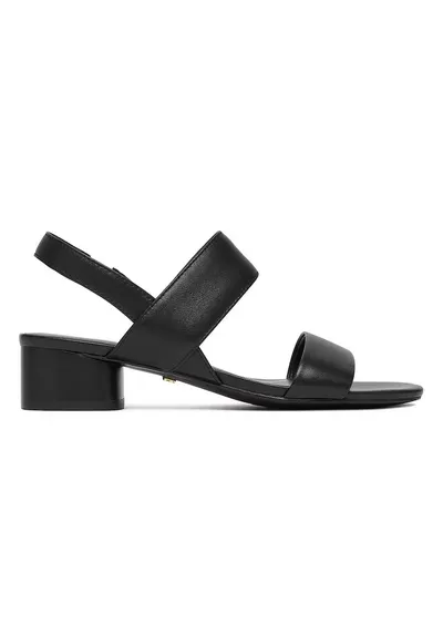 Sandale femei - piele naturala - negru