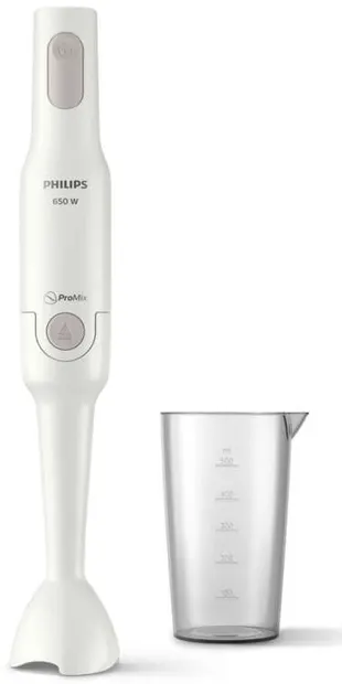Blender de mână Philips - Daily Collection ProMix HR2531/00, 650W, alb