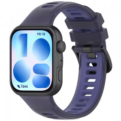 Curea Techsuit W084 pentru Huawei Watch Fit 5 Pro / Fit 5 / Fit 4 Pro / Fit 4 / Fit 3, Mov