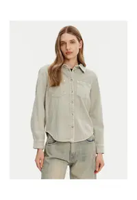 Camasa dama - 304784750 - Bumbac - Verde - Verde