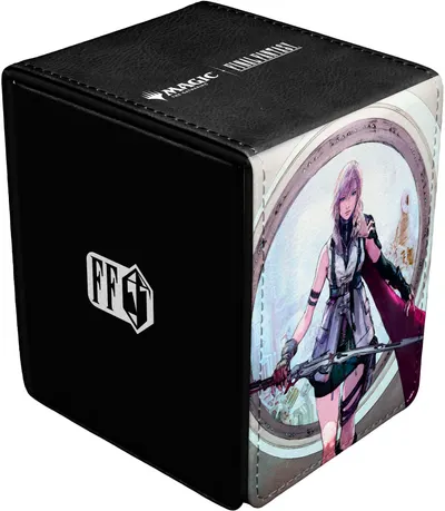Cutie pentru cărți Ultra Pro - Magic The Gathering: Final Fantasy - Lightning, Army of One Alcove Flip Deck Box (100+ buc)