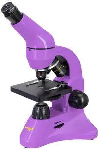 Microscop Levenhuk - Rainbow 50L PLUS, 64–1280x, Amethyst