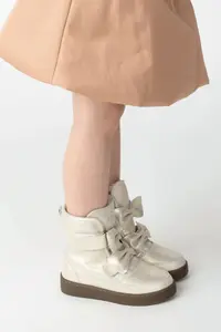 Donsje ghete de iarnă pentru copii din piele Isa Exclusive Boots