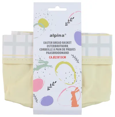 Coș de Paște/coș de pâine Alpina - Ø23 х 13 cm