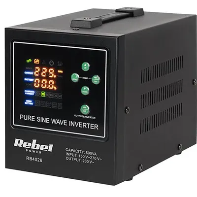 Ups Centrale Termice Sinus Pur 500VA 300W 12V REBEL RB-4026