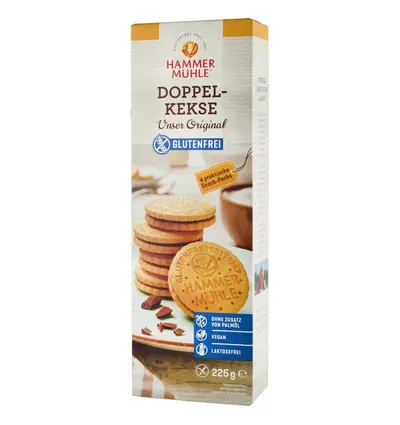 Biscuiti dubli reteta noastra originala, 225g, Hammer Muhle