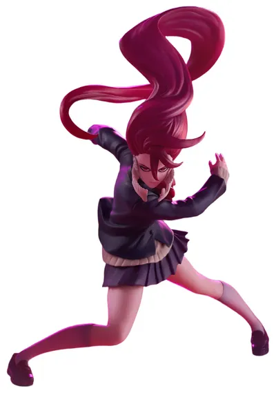 Statuetă Furyu Animation: Dandadan - Aira (Transformed), 19 cm
