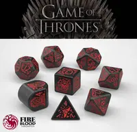 Set zaruri - Game of Thrones - Targaryen Dice Set