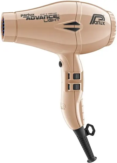 Parlux Uscător de păr ionizant Advance Light, 2200W, auriu