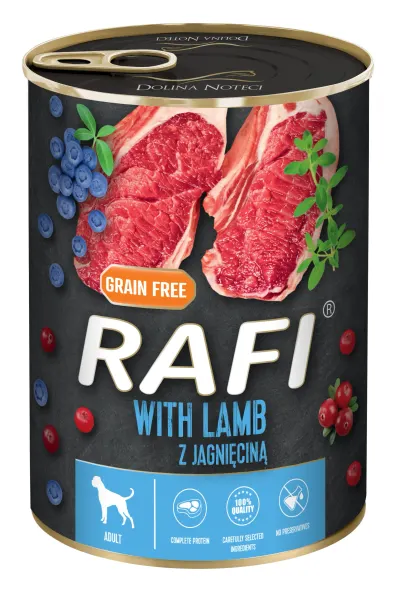 Hrana Umeda Caini, Rafi Dog, Miel si Afine, 400 g