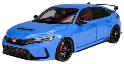 Model de colecție MOTORHELIX Modern: Mașini - Honda Civic Type-R (FL5), Blue, Limited Edition