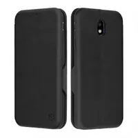 Husa pentru Samsung Galaxy J7 (2017) J730, Techsuit, Safe Wallet Plus, Neagra