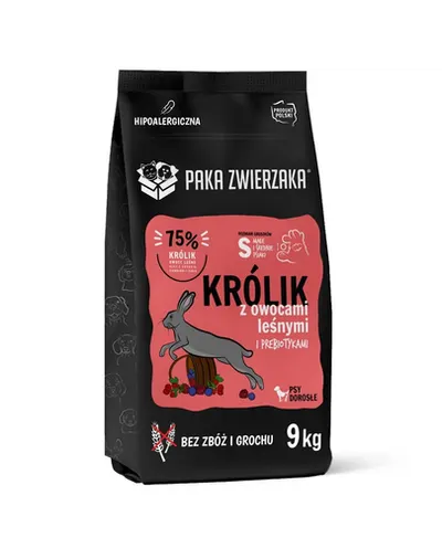 PAKA ZWIERZAKA Seventh Heaven Hrana uscata caini talie mica, cu iepure si fructe de padure 9kg