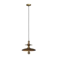 Lustră în culoare naturală închisă din lemn de mango ø 34 cm Cath – Dutchbone