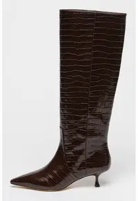 Cizme de piele Naomi 50 - Maro cognac