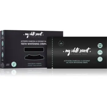 My White Secret Charcoal and Coconut Oil benzi pentru ablirea dintilor pentru dinti