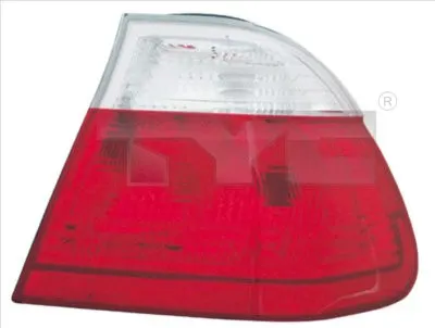 Stop tripla lampa spate stanga potrivit BMW Seria 3 LIMUZINA 1998-2001 - ( exterior , Semnalizator alb, culoare sticla: rosu)