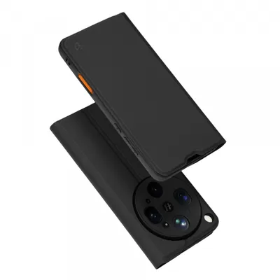 Husa pentru Oppo Find X9 Ultra, Techsuit, Magskin Book, Neagra