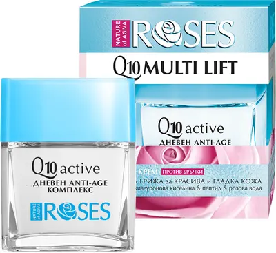 Agiva Roses Gel-cremă de zi anti-rid Q10 Multi Lift, 50 ml