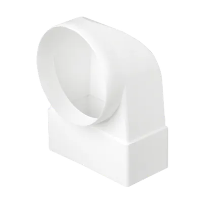El02-403 Round To Flat Connector 90° D100-110/55mm