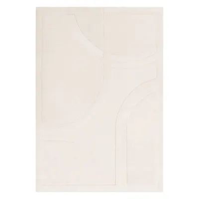 Covor alb din lână 120x170 cm Olsen – Asiatic Carpets