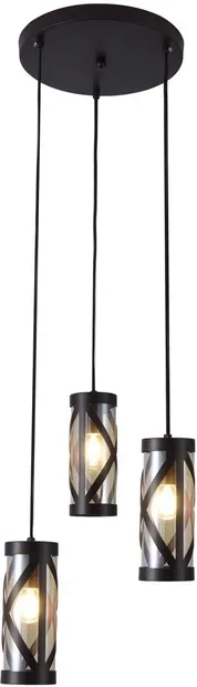 Candelabru Rabalux - Oberon 5339, IP20, E14, 3 x 40W, 230V, maro