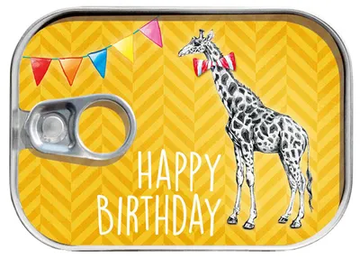Felicitare in conserva Gespaensterwald - Birthday, girafa