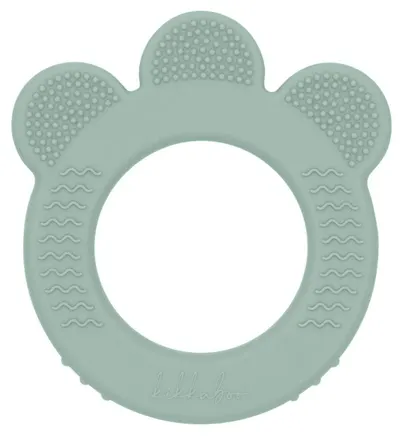 Periuţă de dinţi KikkaBoo Platinum Silicone - Sage