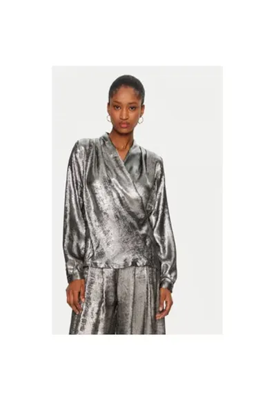 Bluza dama - 305018137 - Poliester - Argintiu - Argintiu