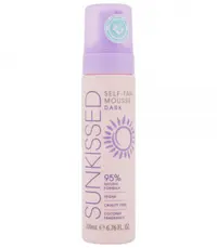 Spuma Autobronzanta Profesionala SUNKISSED Self-tan, DARK, 95% Ingrediente Naturale, 200 ml