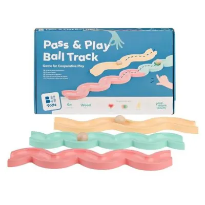 Joc de cooperare cu traseu cu bile, Pass & Play