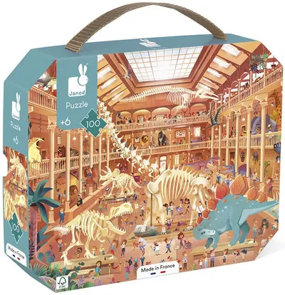 Puzzle pentru copii Janod din 100 de piese - Muzeul de Istorie Naturală