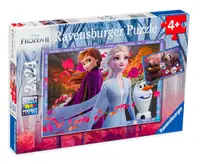 Puzzle Ravensburger din 2 x 24 de piese - Aventura in Regatul de gheata 2