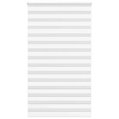 Gossi jaluzea tip zebra alb latime tesatura 120,9 cm poliester