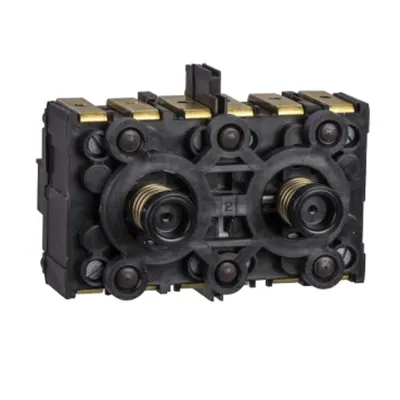 Bloc Contact Cu Revenire Cu Arc - 3 No - Montaj Frontal, Center 40 Mm