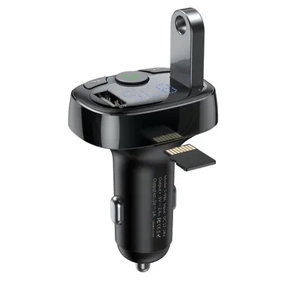 Modulator FM Bluetooth Baseus S-09A, 2 x USB-A - 1 x microSD CCMT000001
