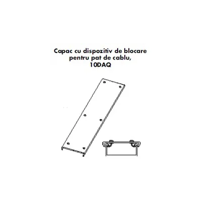 Capac pat metalic cu dispozitiv de blocare 150mm