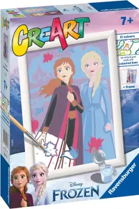 Set pictură după numere Ravensburger CreArt - Regatul Înghețat