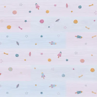Parchet laminat VarioClic Kids Cosmos 8 mm clasa 32 AC4 multicolor