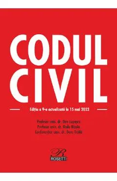 Codul civil Ed.9 Act.15 mai 2023