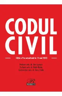 Codul civil Ed.9 Act.15 mai 2023