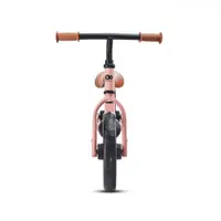 Bicicleta pentru copii copii Kinderkraft 2Way Next Rose Pink 10 inch, scaun reglabil de la 31-39 cm, roti spuma EVA, ghidon reglabil, pentru copii de la 2 ani pana la 35 kg, unghi de viraj limitat